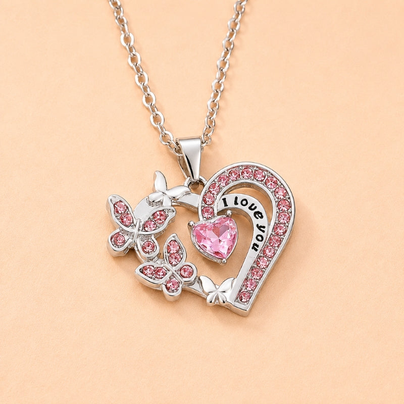 Collier avec pendentif en cœur élégant