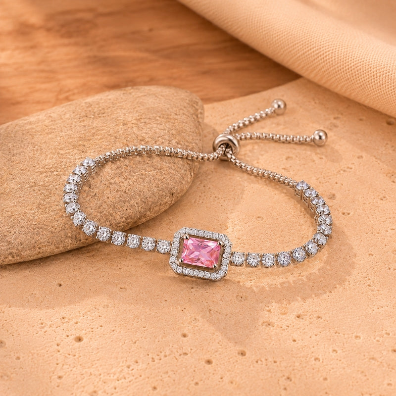 Bracelet Déclaration Halo Brillant