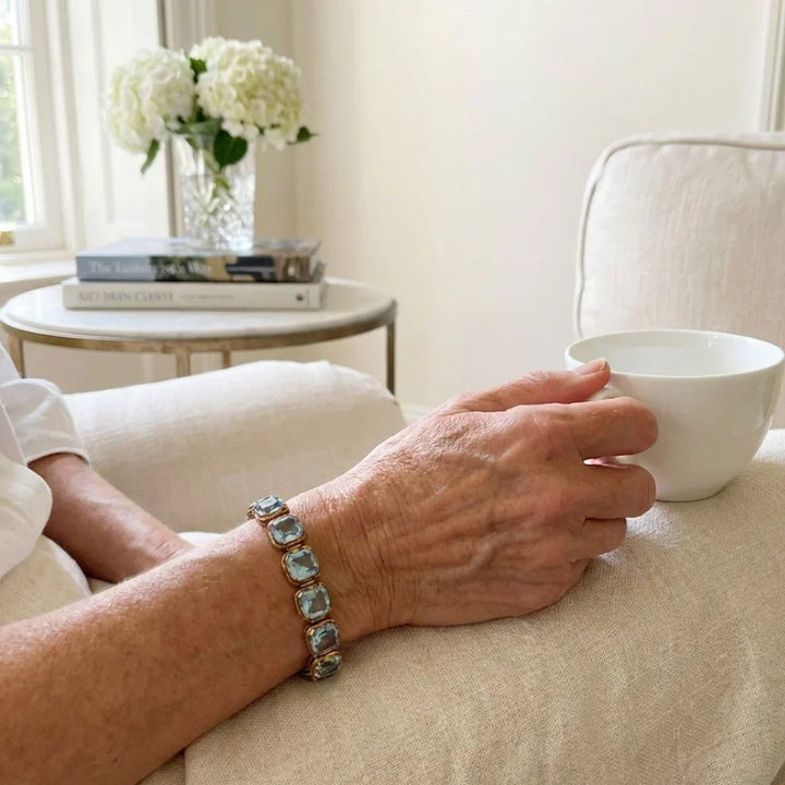 Bracelet en Or Vague Azur