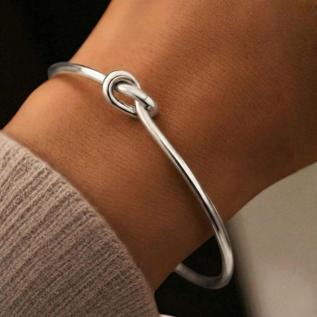 Bracelet ajustable en nœud doré