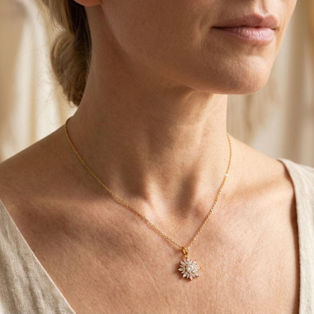 Ensemble collier et boucles d&