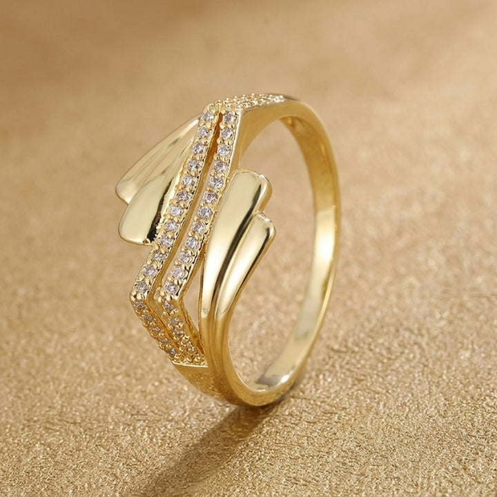 Bague Géométrique Croisée Prestigieuse