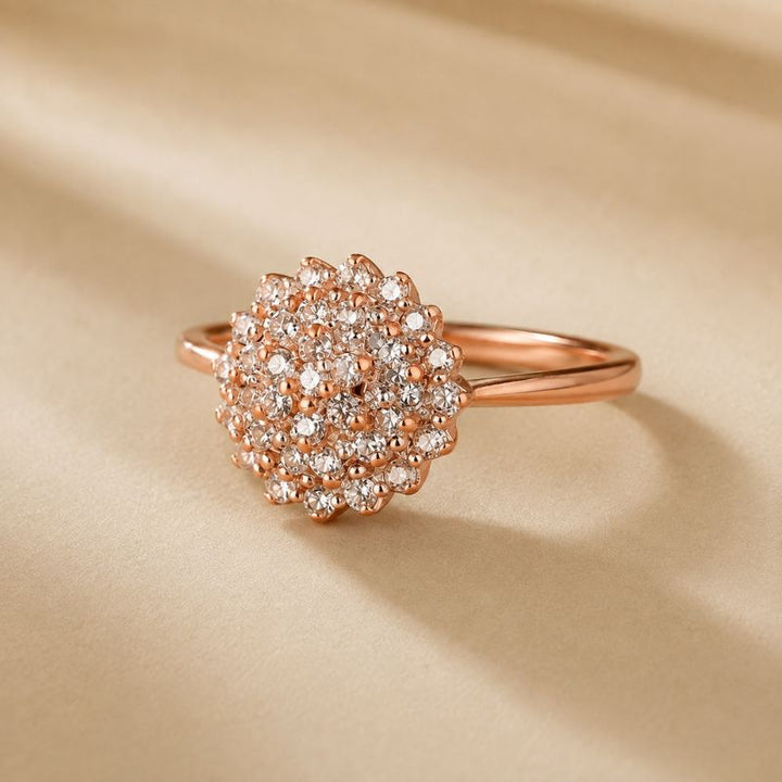 Bague Florale Élégante et Raffinée