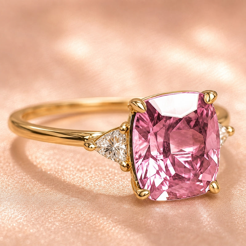Bague Exquise en Bandes Taille Princesse