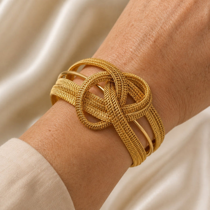 Bracelet Manchette Géométrique Intemporel