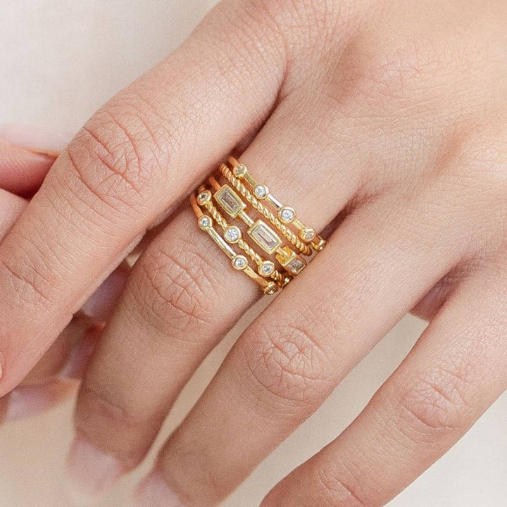 Bague Couture Empilable en Or