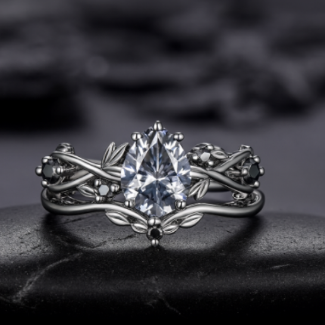 Bague Vigne Taillée en Poire Grâce