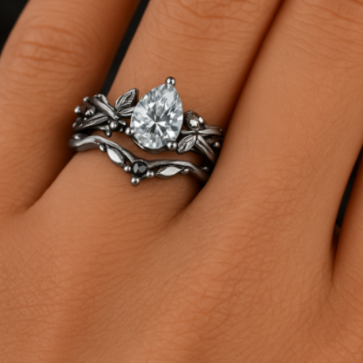 Bague Vigne Taillée en Poire Grâce