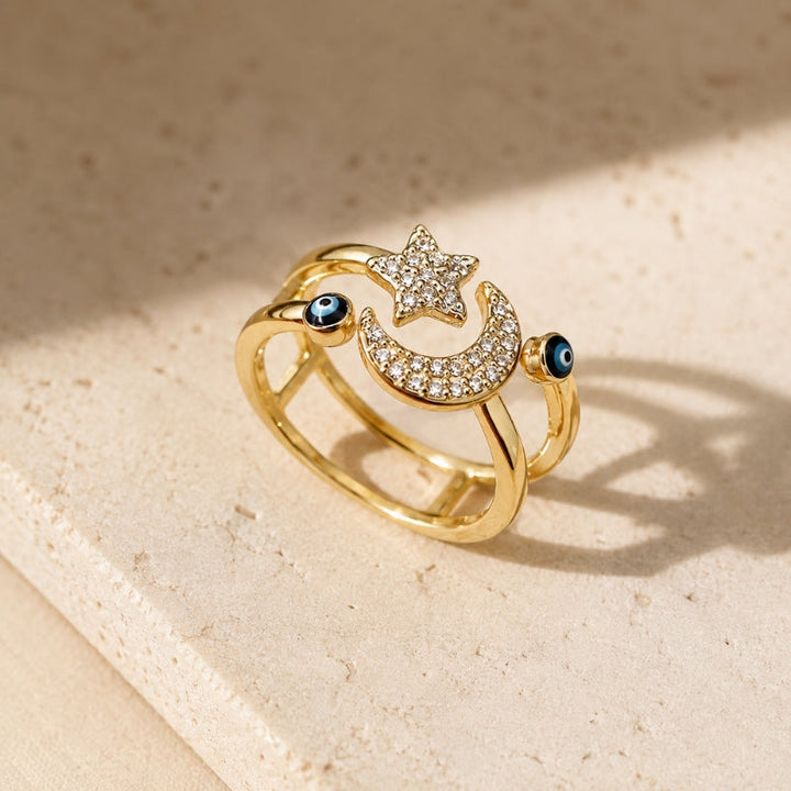 Bague Rayonnante Œil de Diable