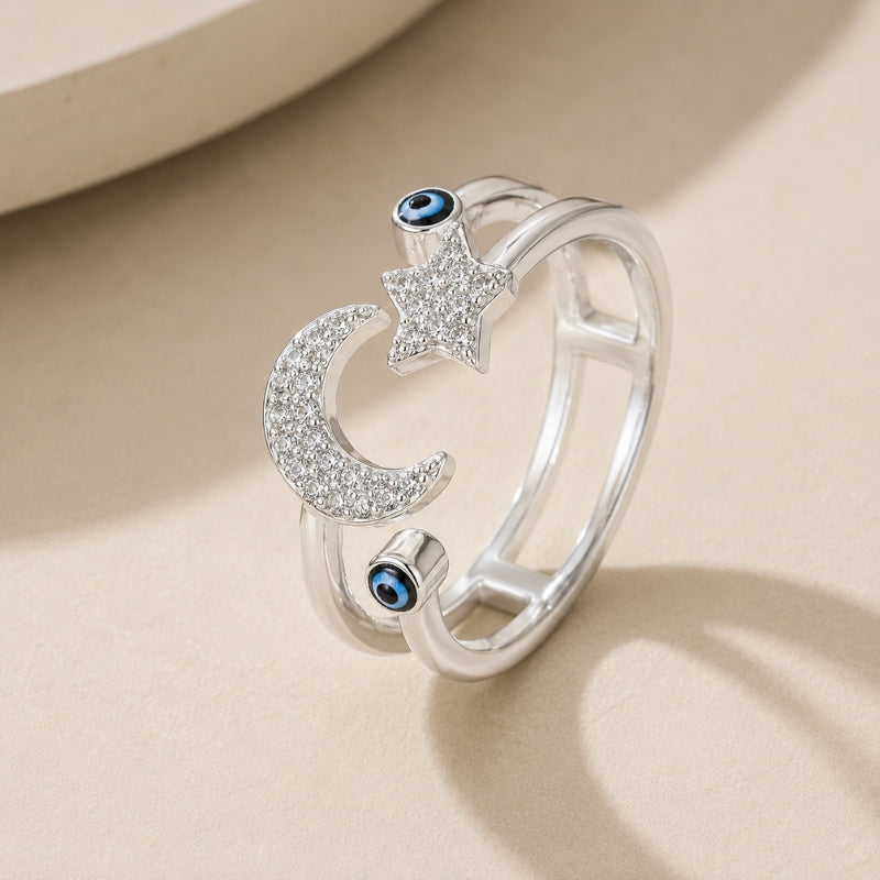 Bague Rayonnante Œil de Diable