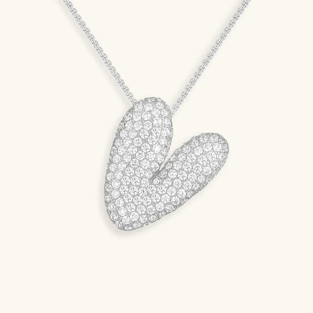 Collier Initial en Cristaux Boules