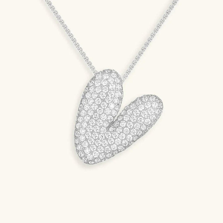 Collier Initial en Cristaux Boules