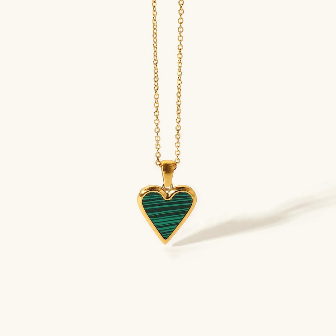 Collier Pendentif Cœur Éclatant