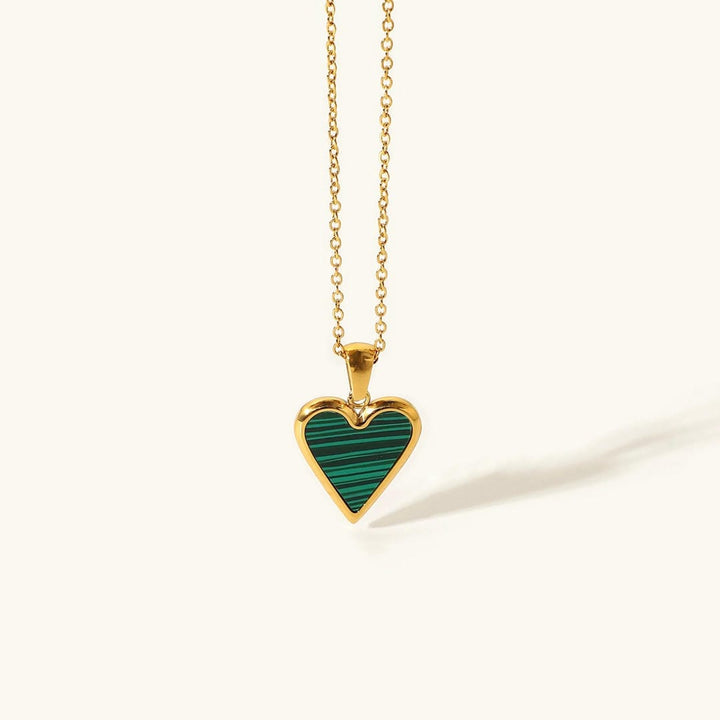 Collier Pendentif Cœur Éclatant