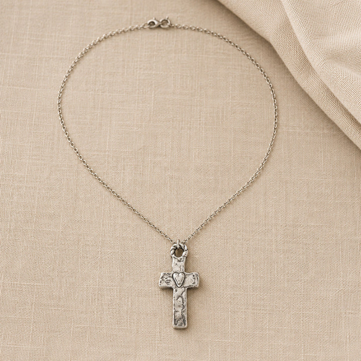 Collier Vintage Bohémien en Croix