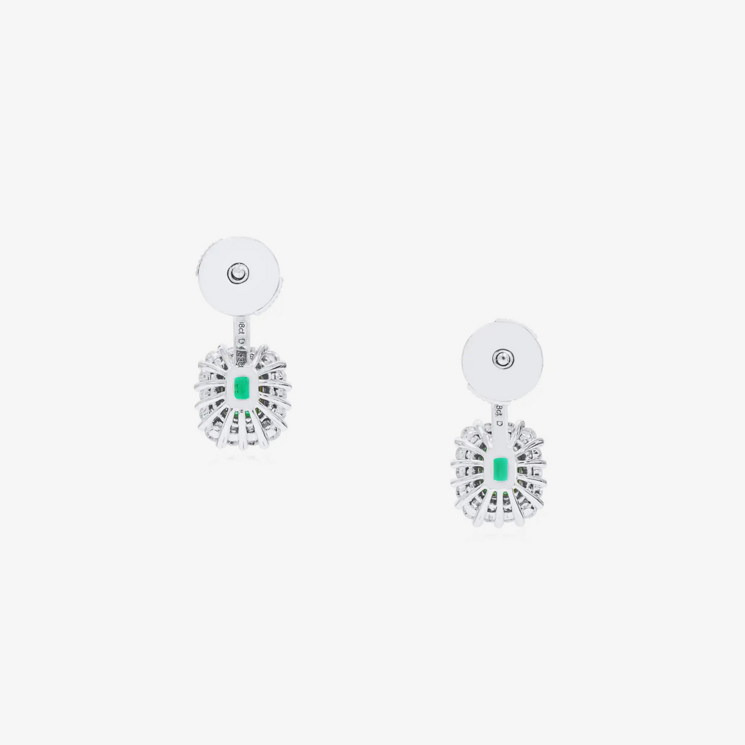 Vivid Emeralds Earrings