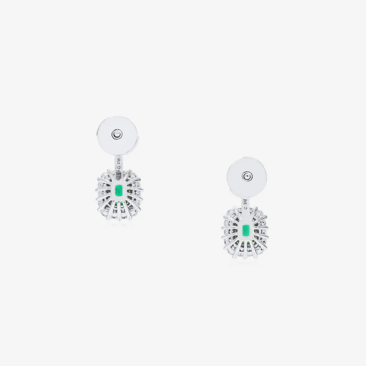 Vivid Emeralds Earrings
