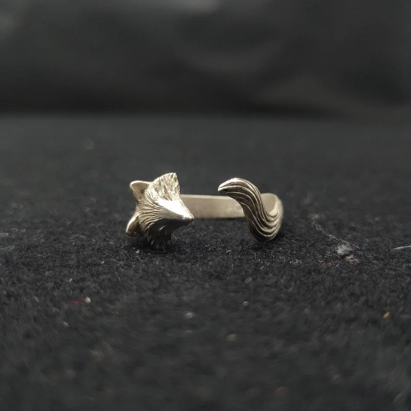 Bague en Argent Renard pour Femmes