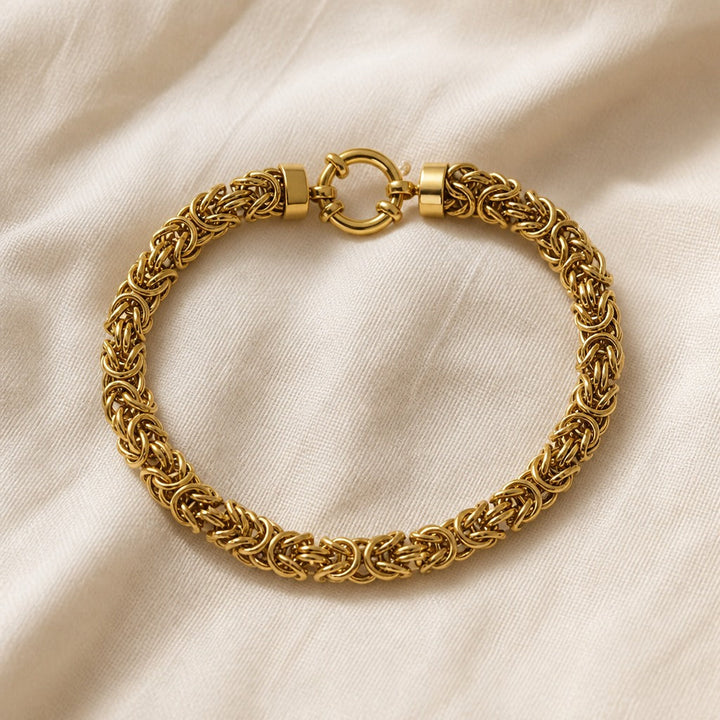 Bracelet en Or Tissé Précieux