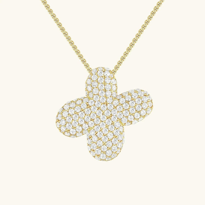 Collier Initial en Cristaux Boules