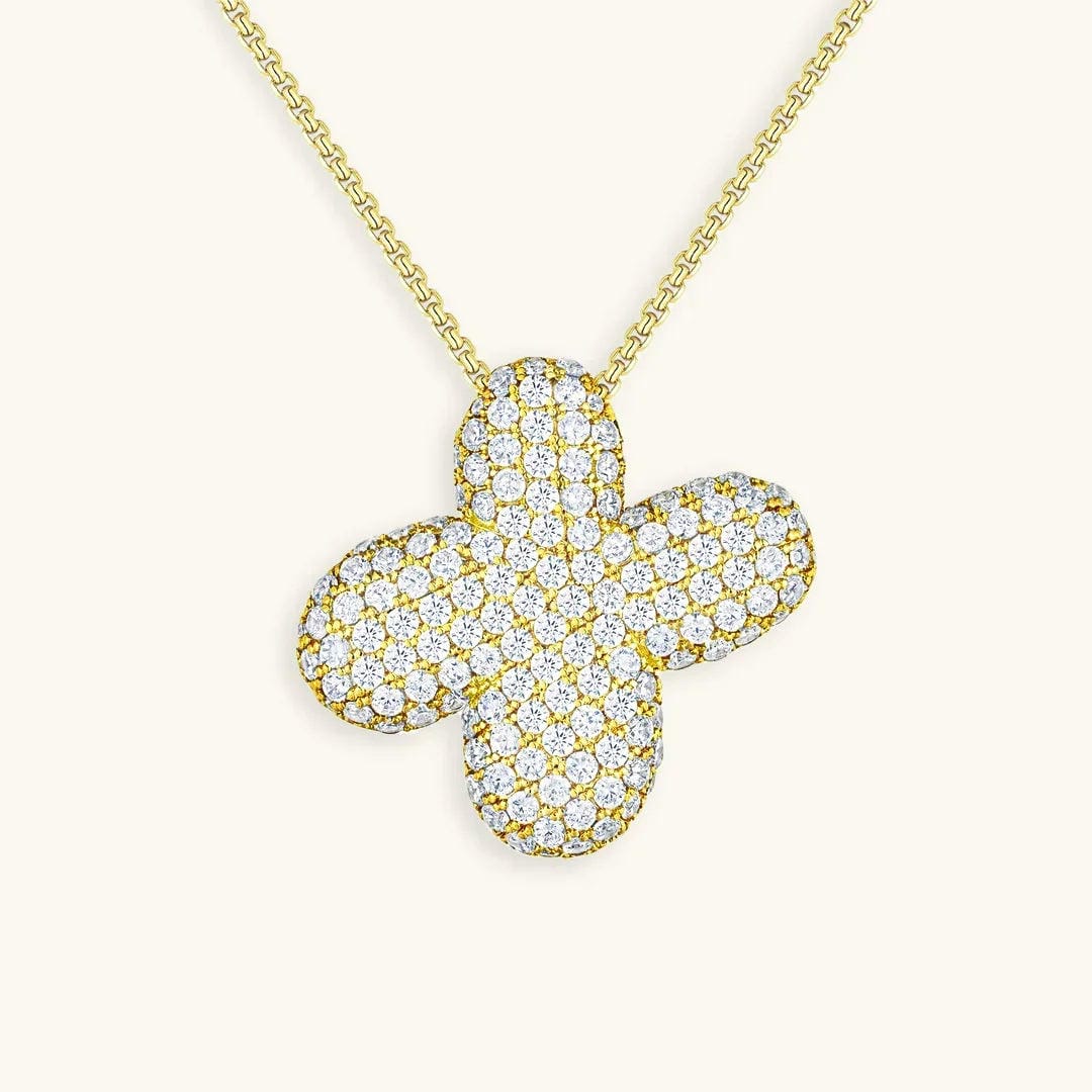 Collier Initial en Cristaux Boules