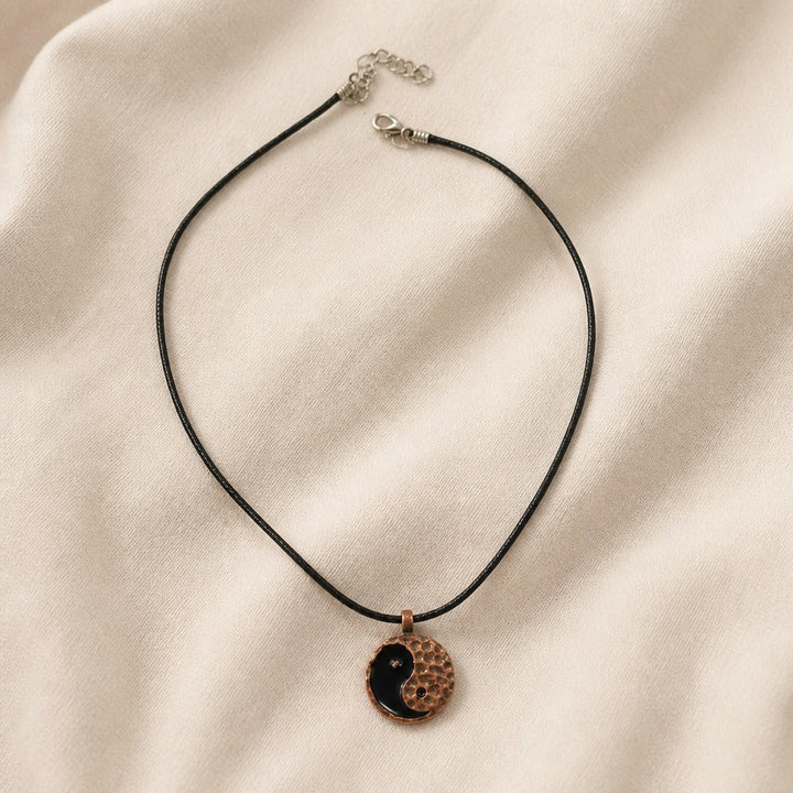 Collier Pendentif Charme Yin et Yang