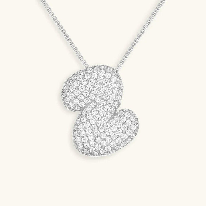 Collier Initial en Cristaux Boules
