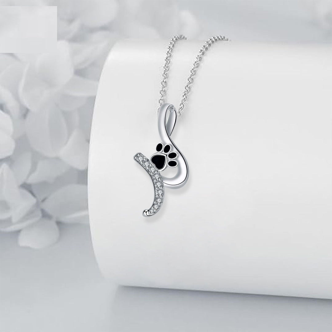 Collier Pendentif Mignonne Empreinte de Patte