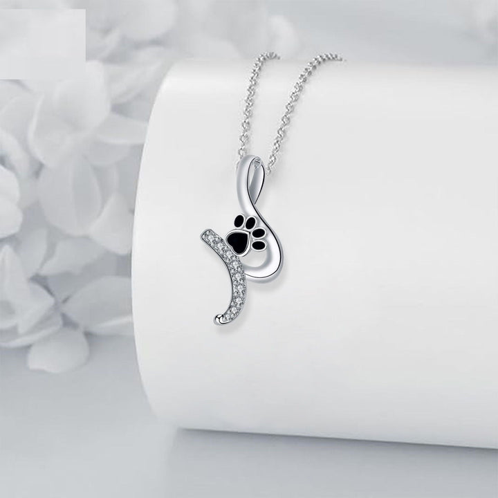 Collier Pendentif Mignonne Empreinte de Patte