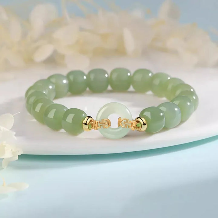 Bracelet Tendance en Jade Vert
