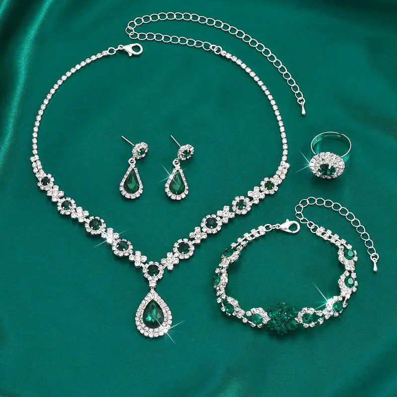 Alessia Lyselle Jewellery Set | White Gold