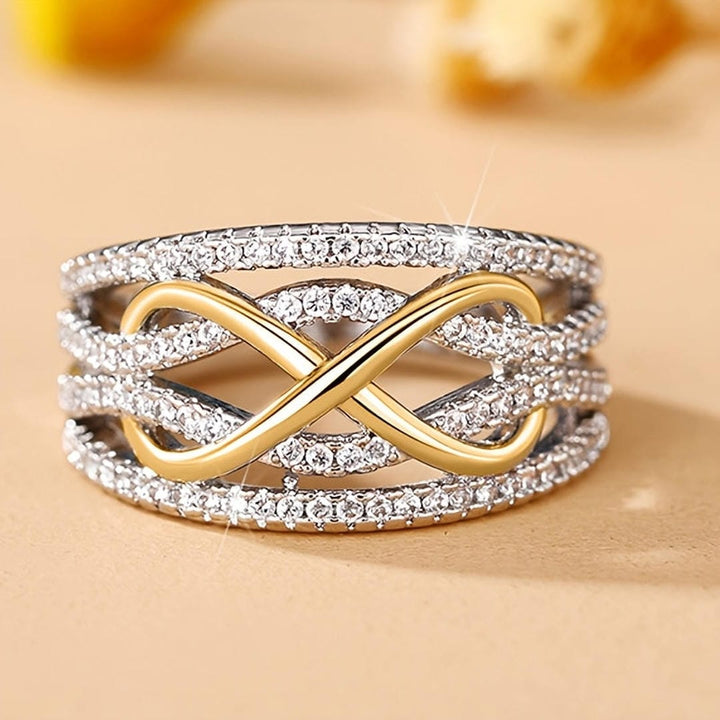 Bague Déclaration Crossover Pavé Infini