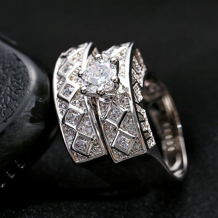 Ensemble de Bagues en Zircon Vent Froid