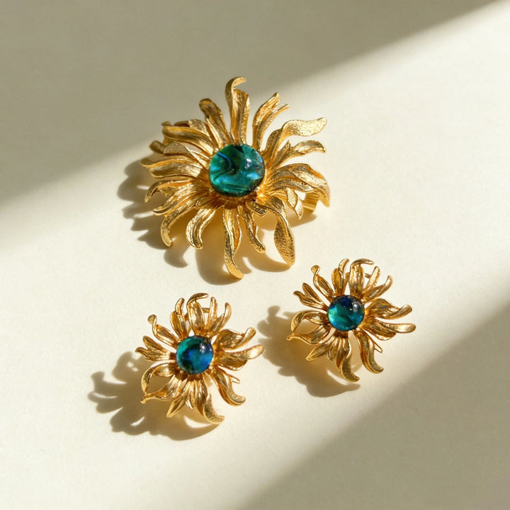 Broche Azure Fleur