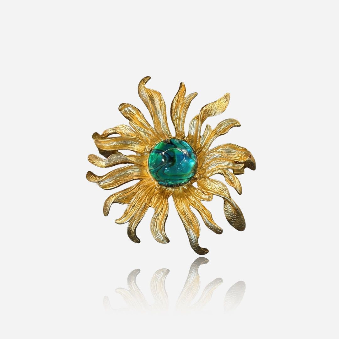 Broche Azure Fleur