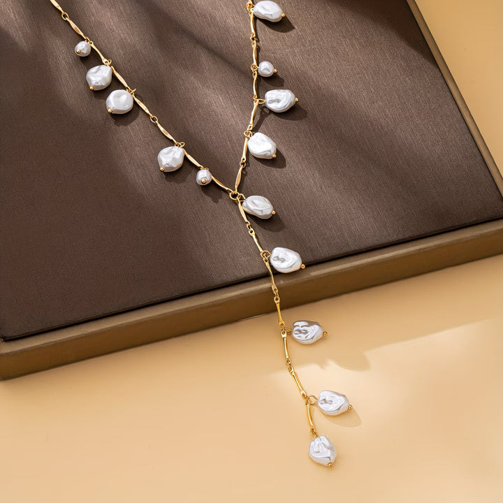 Collier Cascade de Perles Mystiques