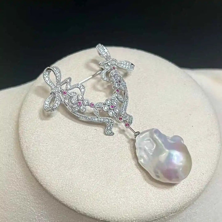 Broche en Nœud Baroque