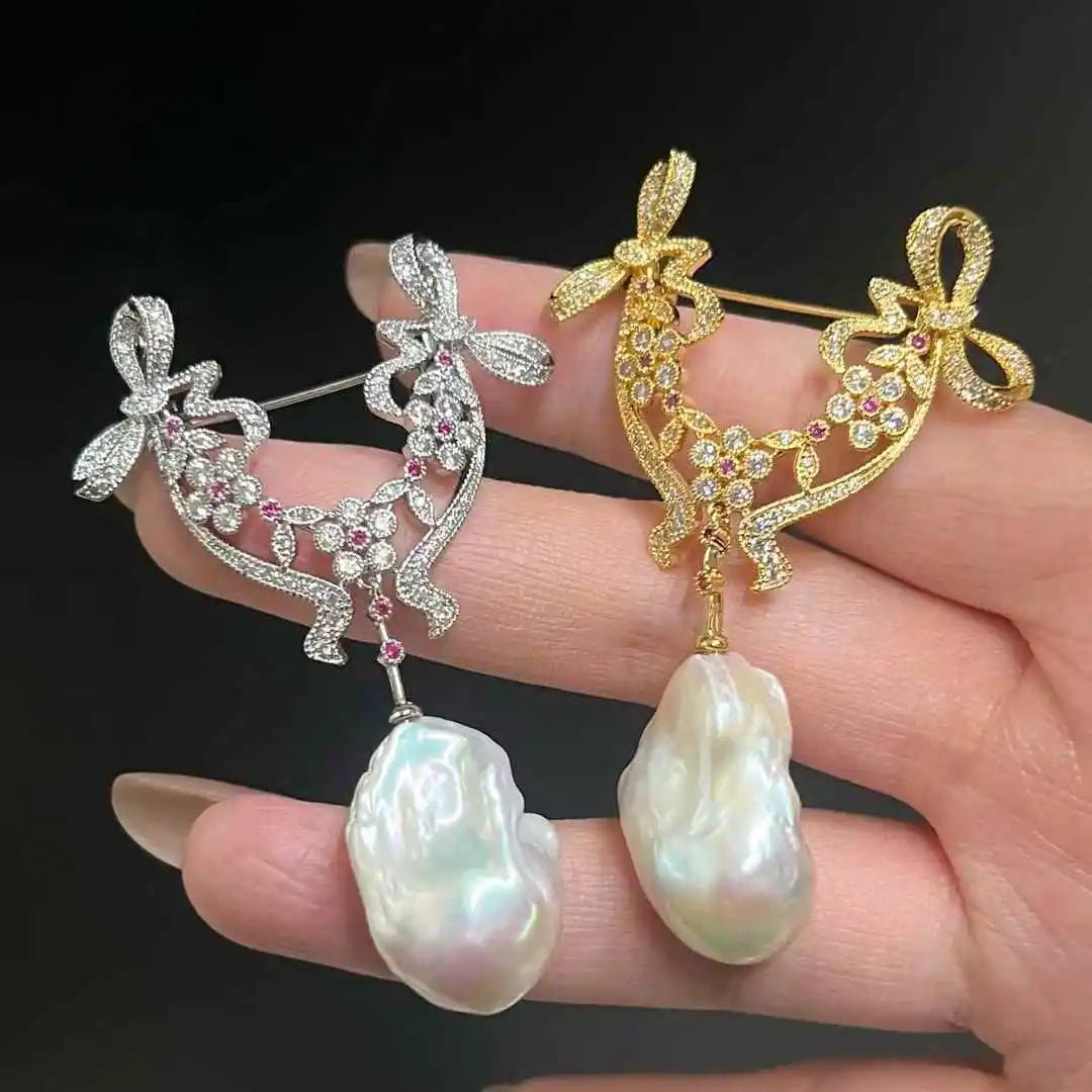 Broche en Nœud Baroque