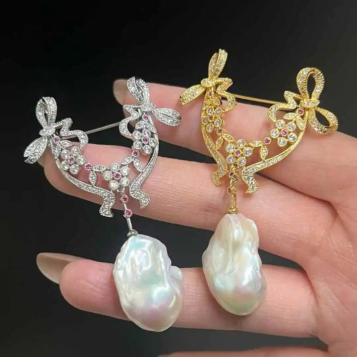 Broche en Nœud Baroque