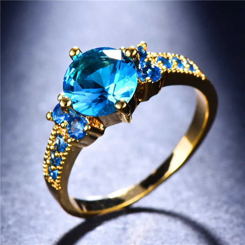 Bague Solitaire Ronde Royale Accent