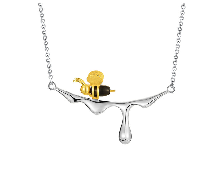 Collier Abeille et Miel Coulant