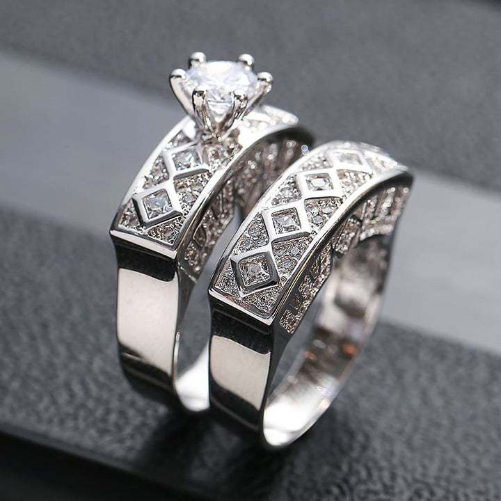 Ensemble de Bagues en Zircon Vent Froid