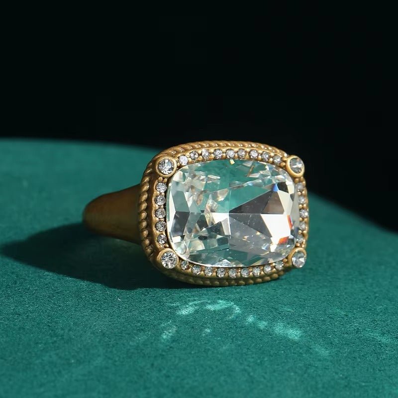 Bague en Or Veritas Bleue