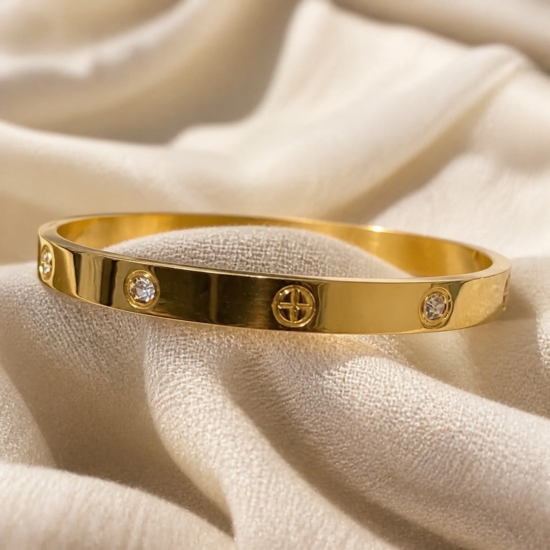 Bracelet Cuff Déclaration en Or