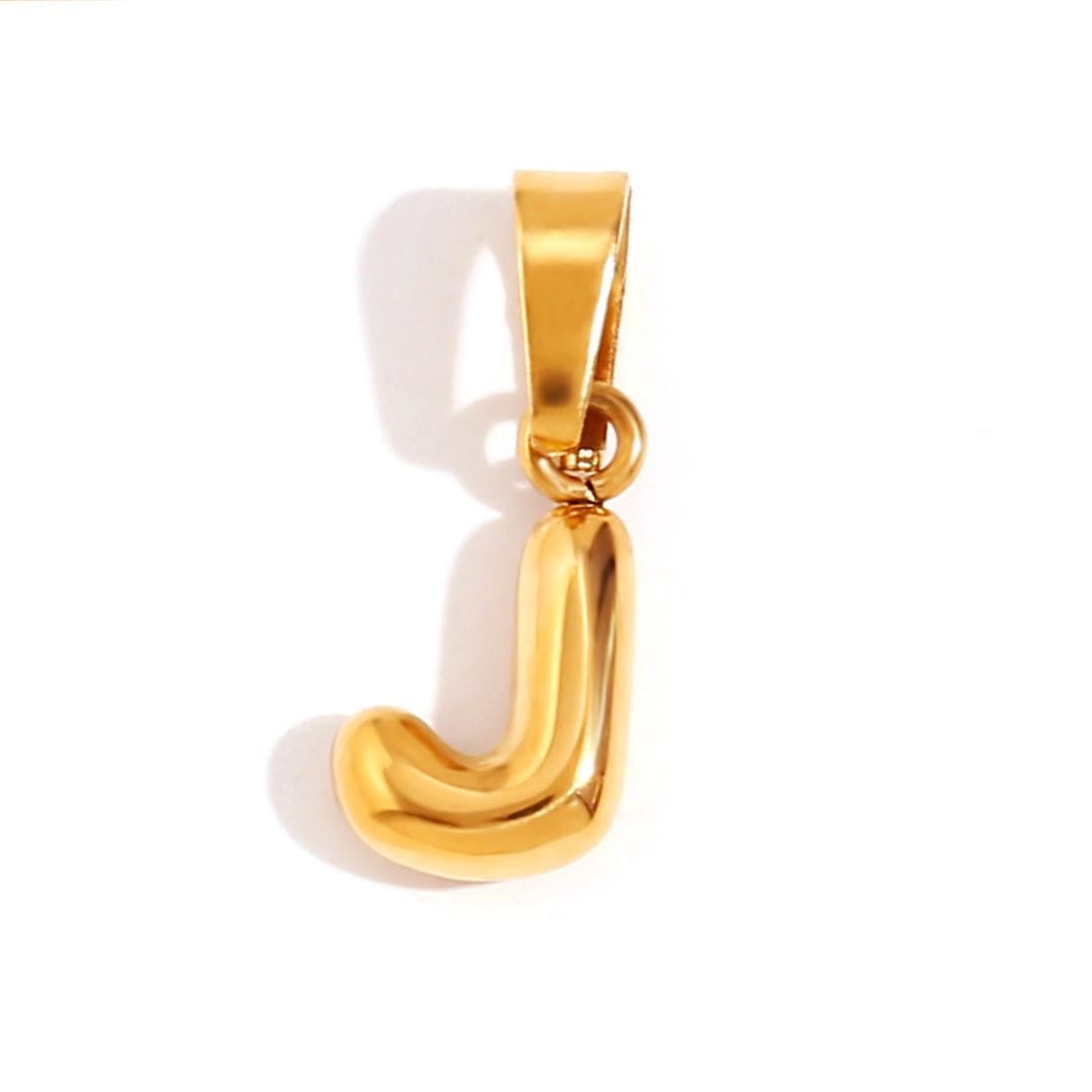 Collier Pendentif Lettre Bulle Chic
