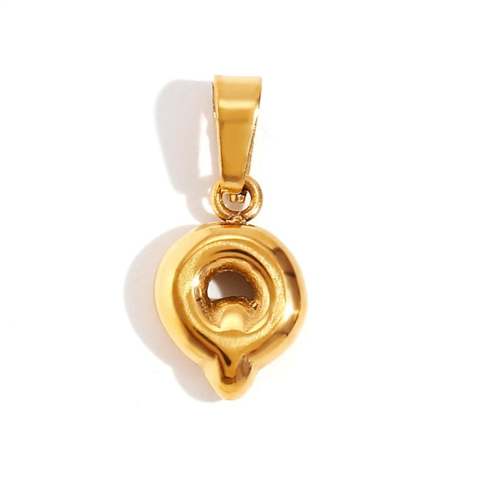 Collier Pendentif Lettre Bulle Chic