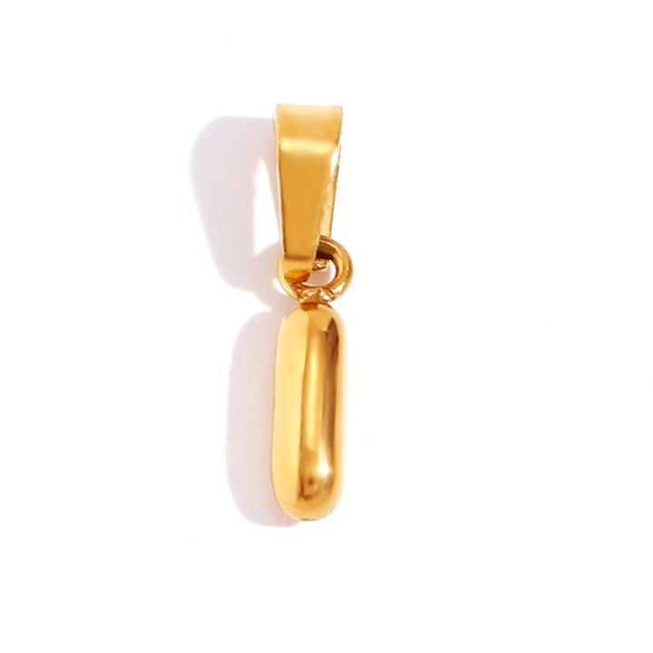 Collier Pendentif Lettre Bulle Chic