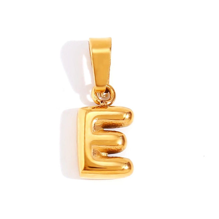 Collier Pendentif Lettre Bulle Chic