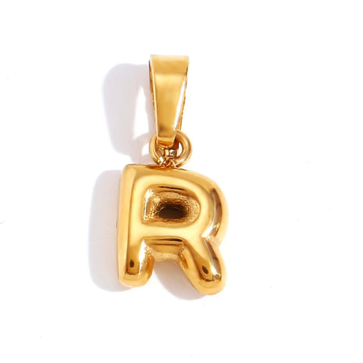 Collier Pendentif Lettre Bulle Chic