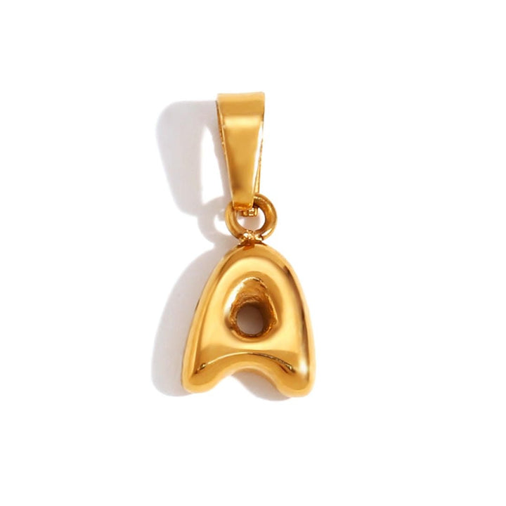 Collier Pendentif Lettre Bulle Chic